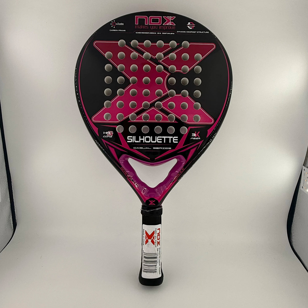 NOX Padel Racket Carbon Fiber 4 3/8