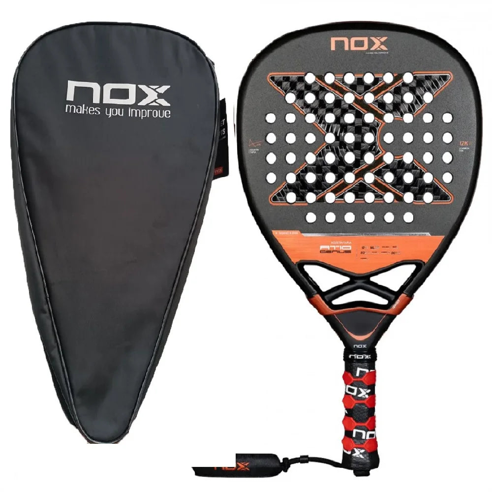 Nox Padel Racket 320-330g Carbon Fiber Grip