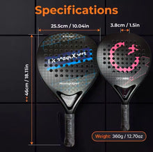 Lightweight Carbon Fiber Padel Racket 46 cm