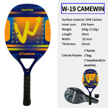 Padel Racket Carbon Fiber 50cm 320-330g