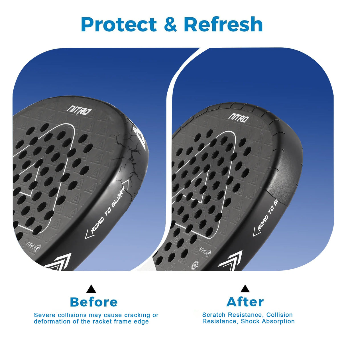 Padel Racket Protection Tape Transparent