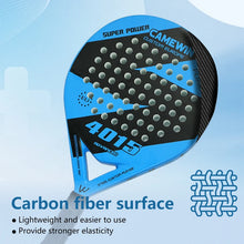 Teardrop Padel Racket Carbon with Custom Grip