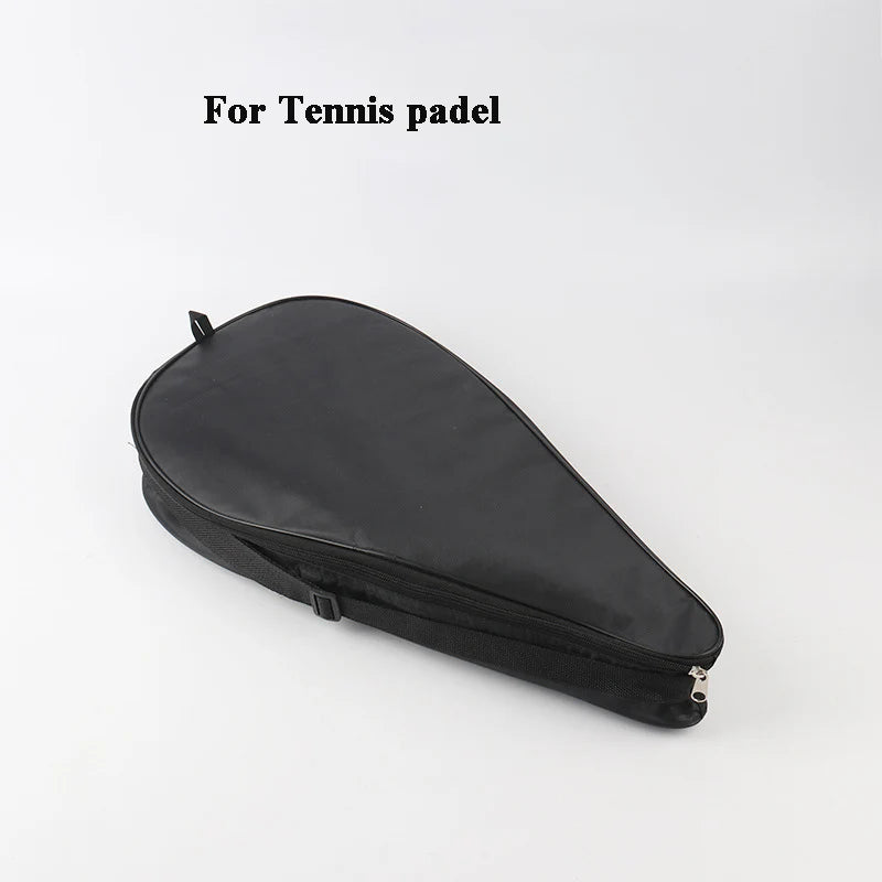 Black Padel Bag Cover Polyester