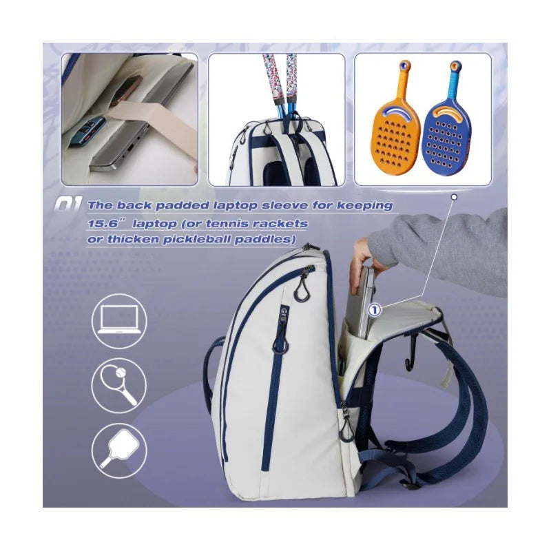 Padel Waterproof Polyester Backpack