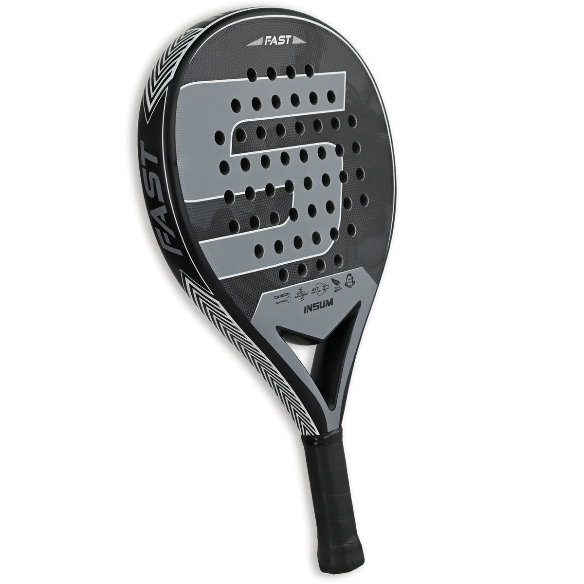 Carbon Fiber Padel Racket 45 cm Round Shape