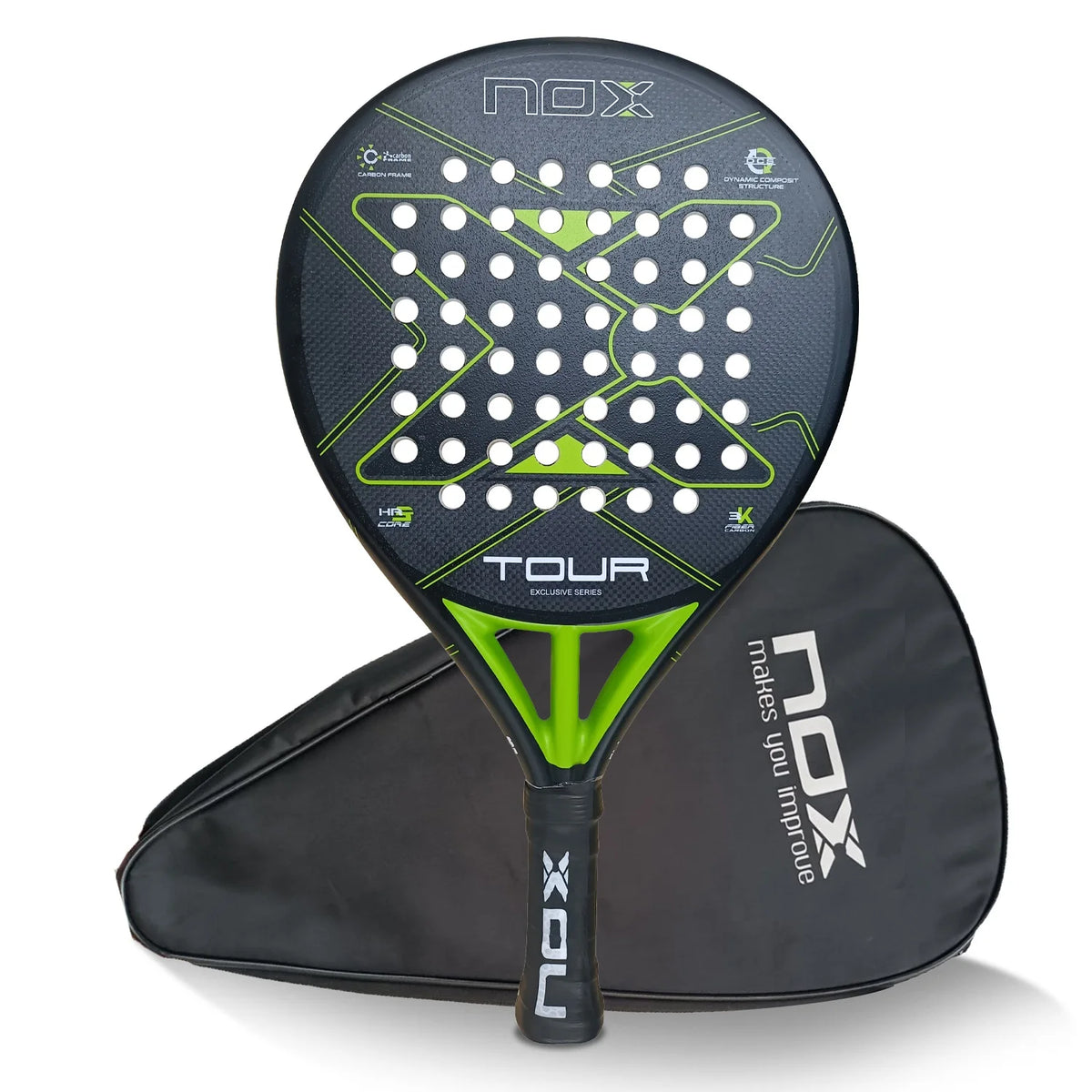 Nox Padel Racket with Carbon Fiber Grip