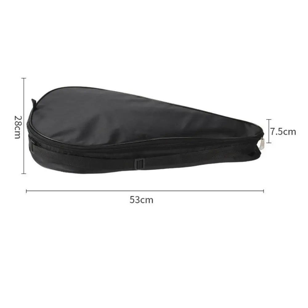 Black Polyester Padel Racket Bag