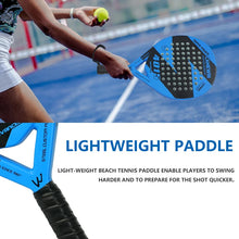 Teardrop Padel Racket Carbon with Custom Grip