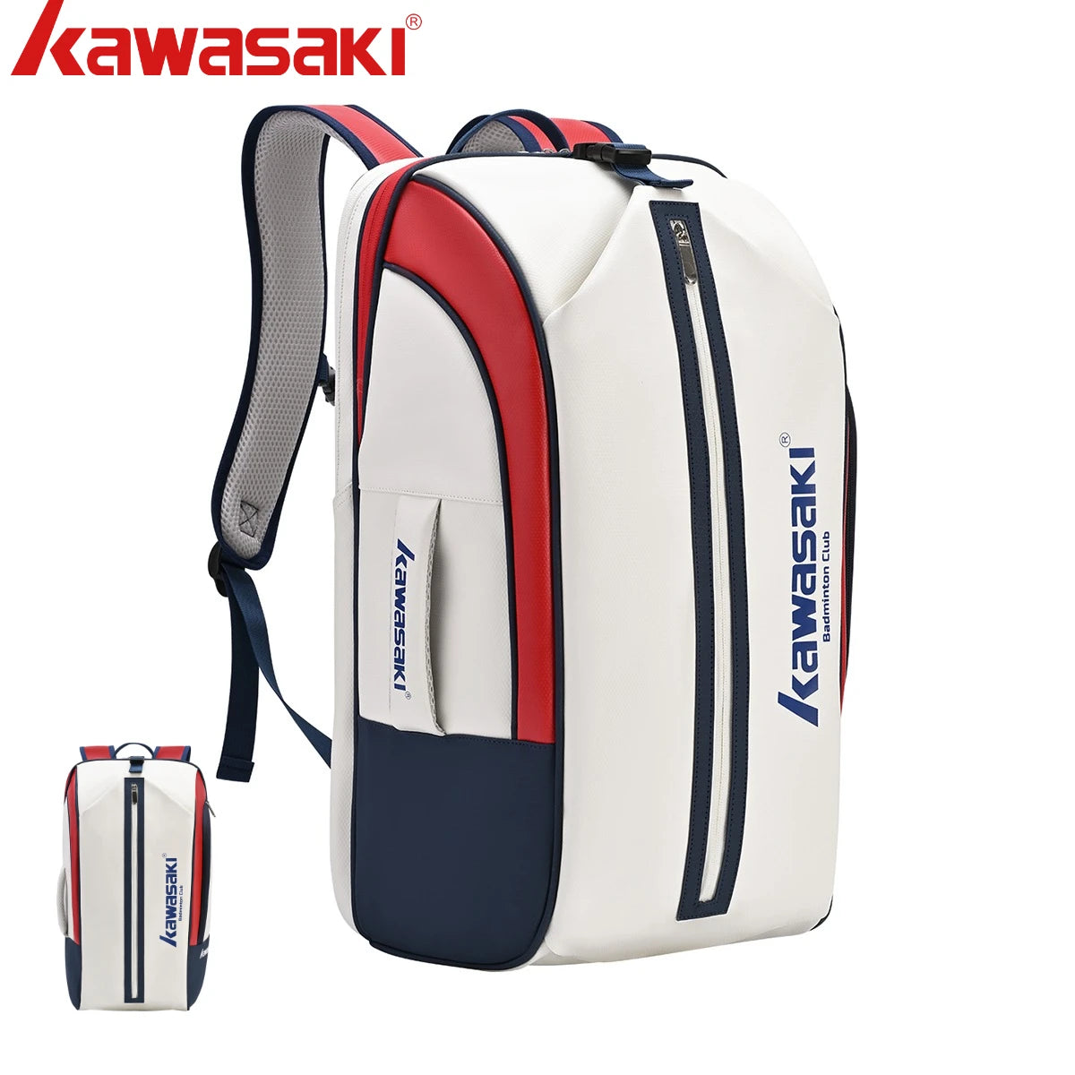 Kawasaki Polyester Padel Backpack with Shoe Compartment