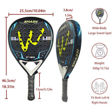 12K Carbon Fiber Padel Racquet with Bag Cover