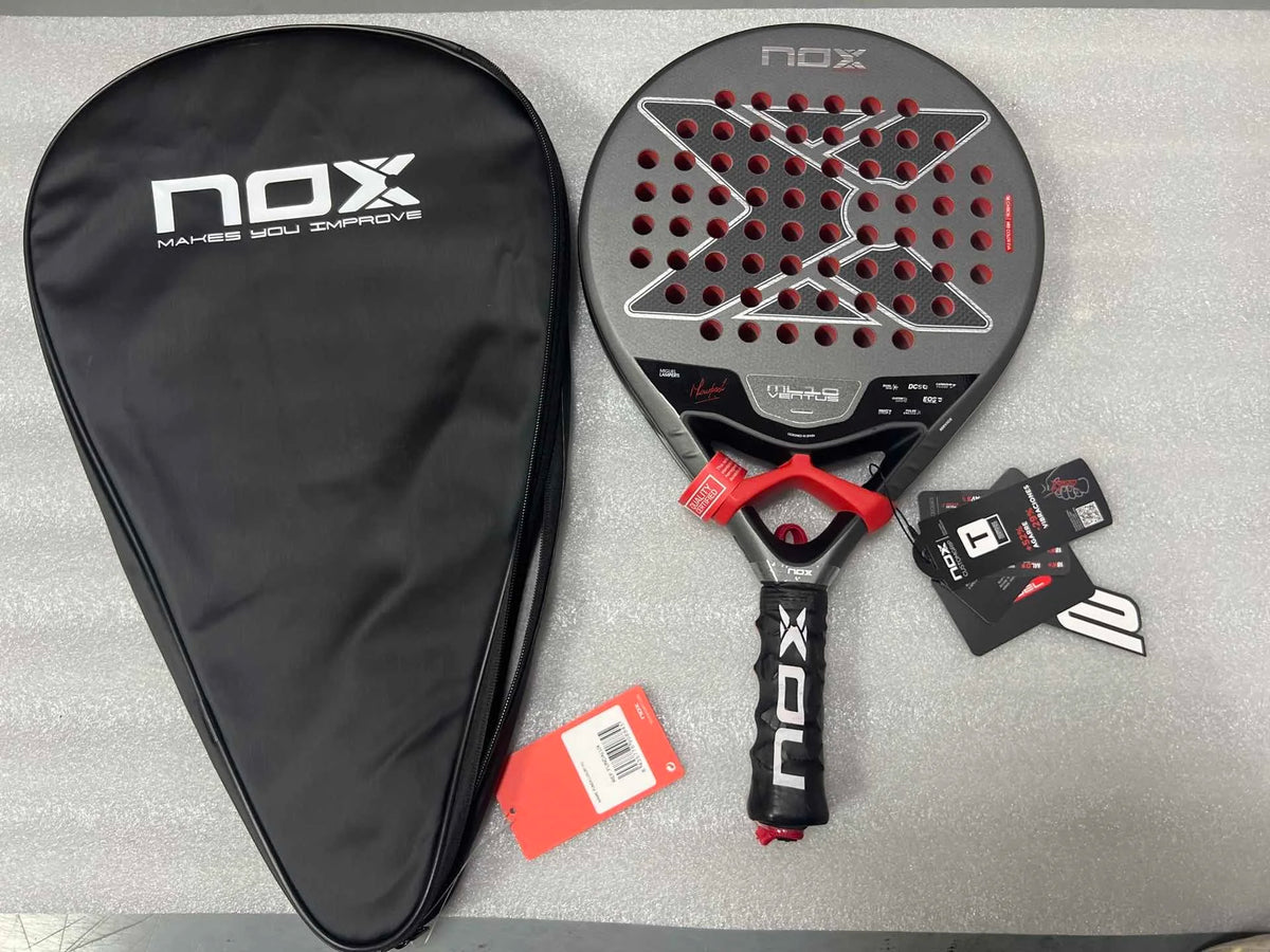 NOX Padel Racket Carbon Fiber 4 3/8 Grip