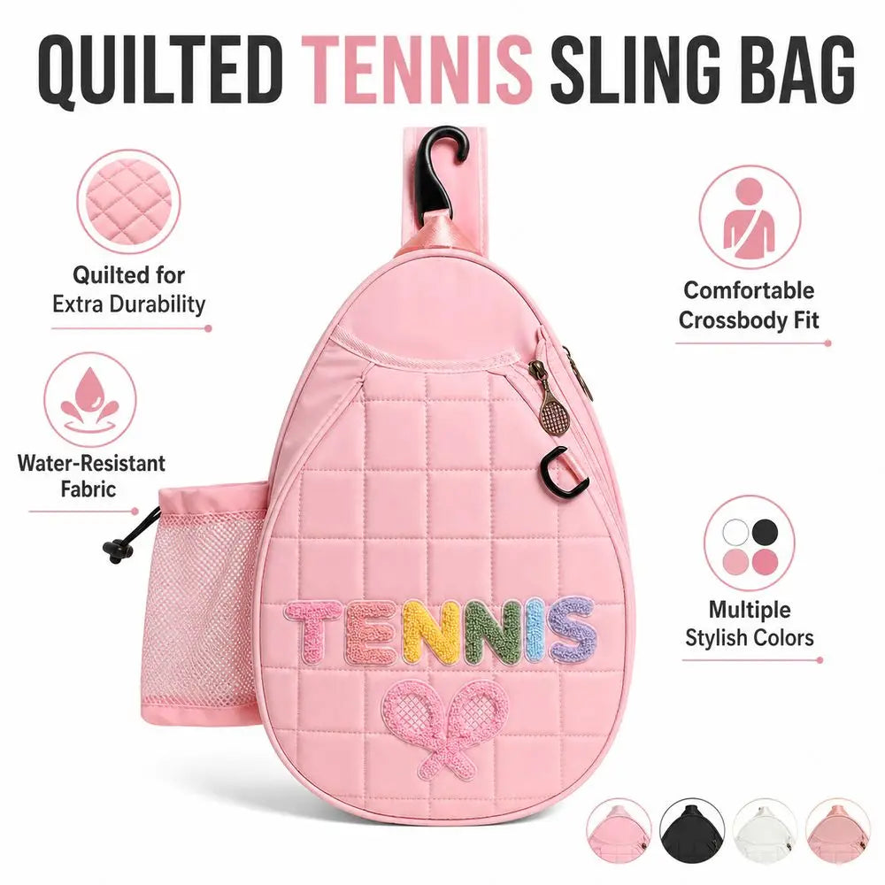 Waterproof Polyester Padel Sports Sling Bag