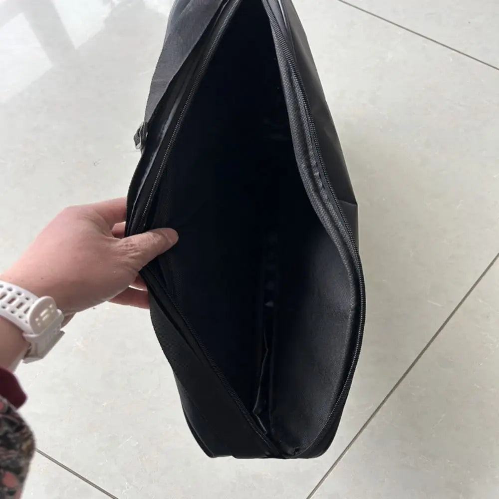 Black Polyester Padel Racket Bag