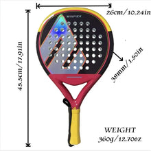 Carbon Fiber Padel Racket 45.5 cm with Carry Bag