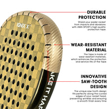 Padel Racket Protection Tape Pack of 2 4 or 6