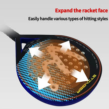 Carbon Fiber Padel Racket 46 cm with EVA Foam Core