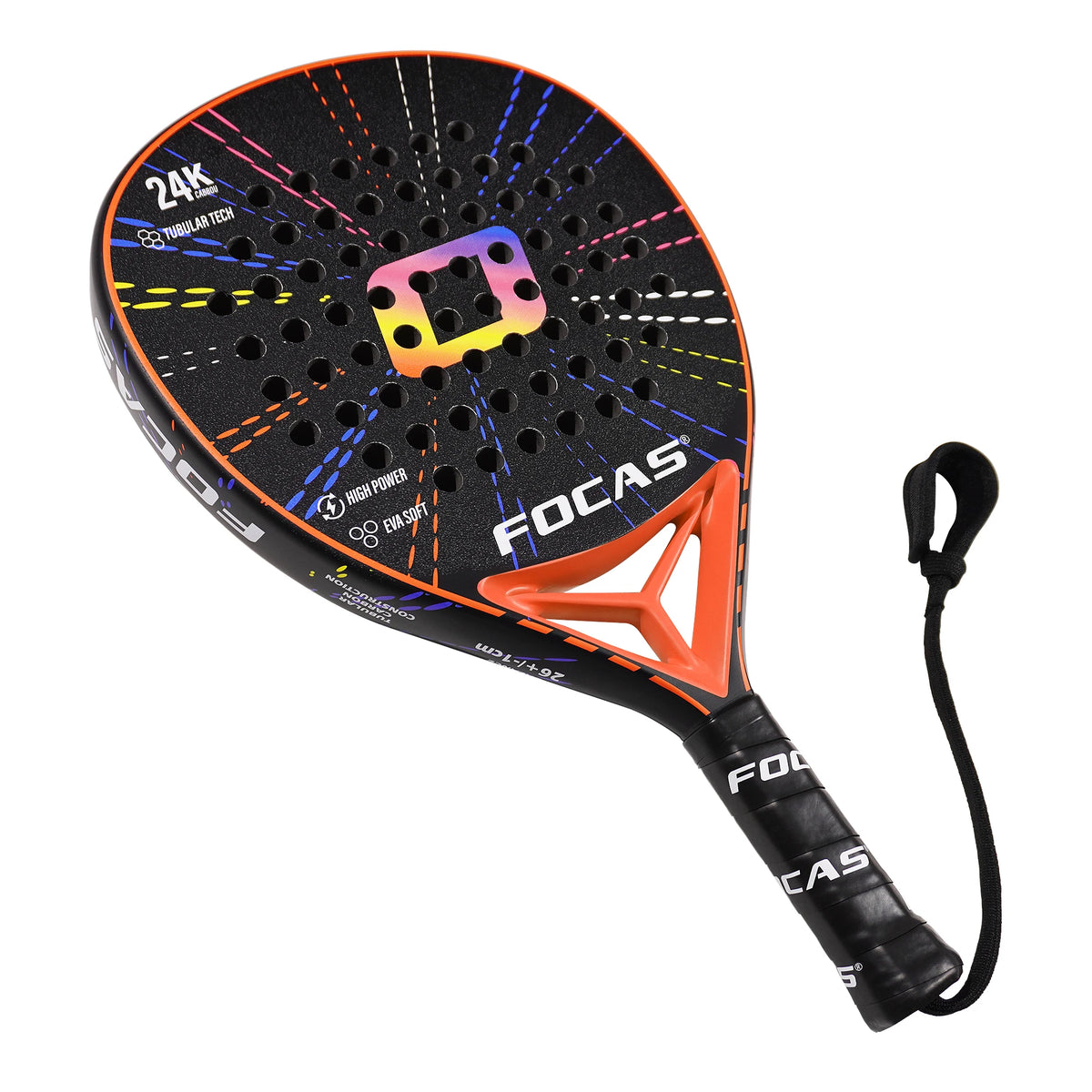 FOCAS Padel Racket 26cm Carbon Fiber