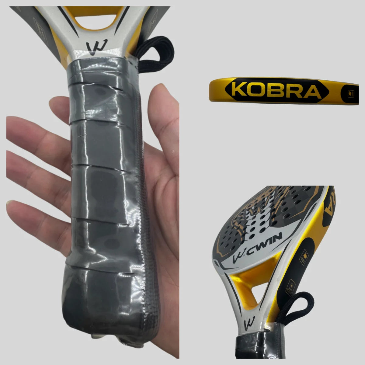 KOBRA Carbon Fiber Padel Racket 46cm