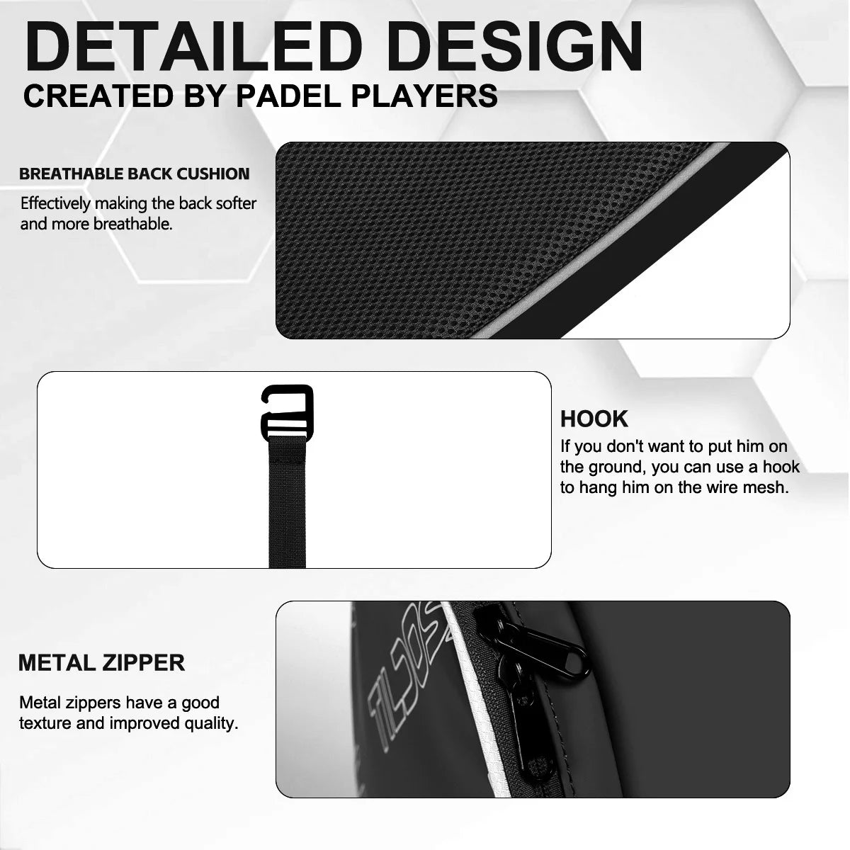 Waterproof Padel Racket Bag Cover