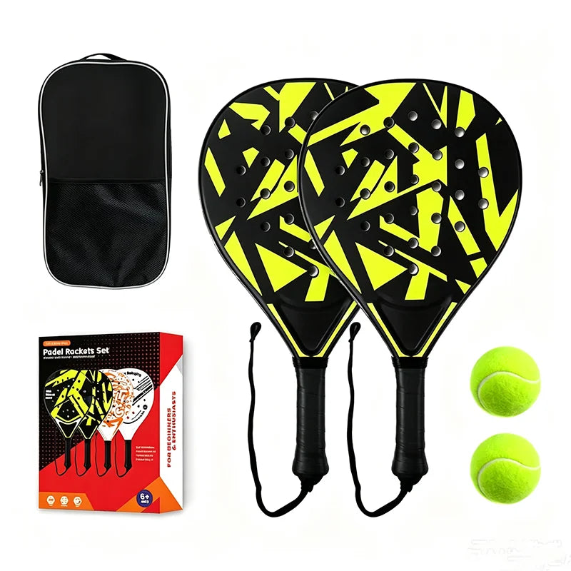 Lightweight Padel Racket Carbon Fiber EVA Foam Core