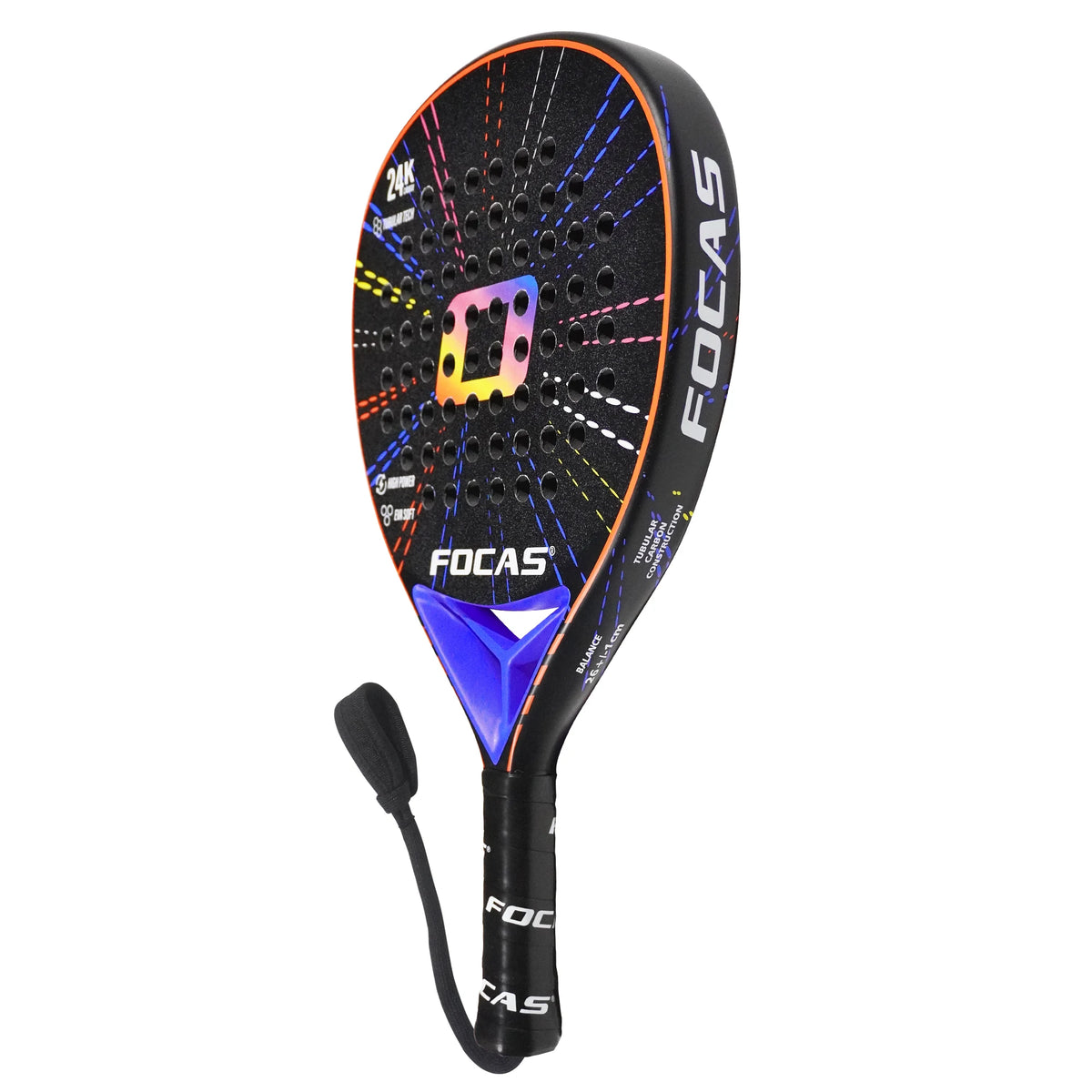 FOCAS Padel Racket 26cm Carbon Fiber
