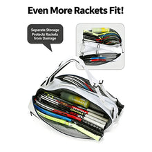 Large Polyester Padel Racket Backpack