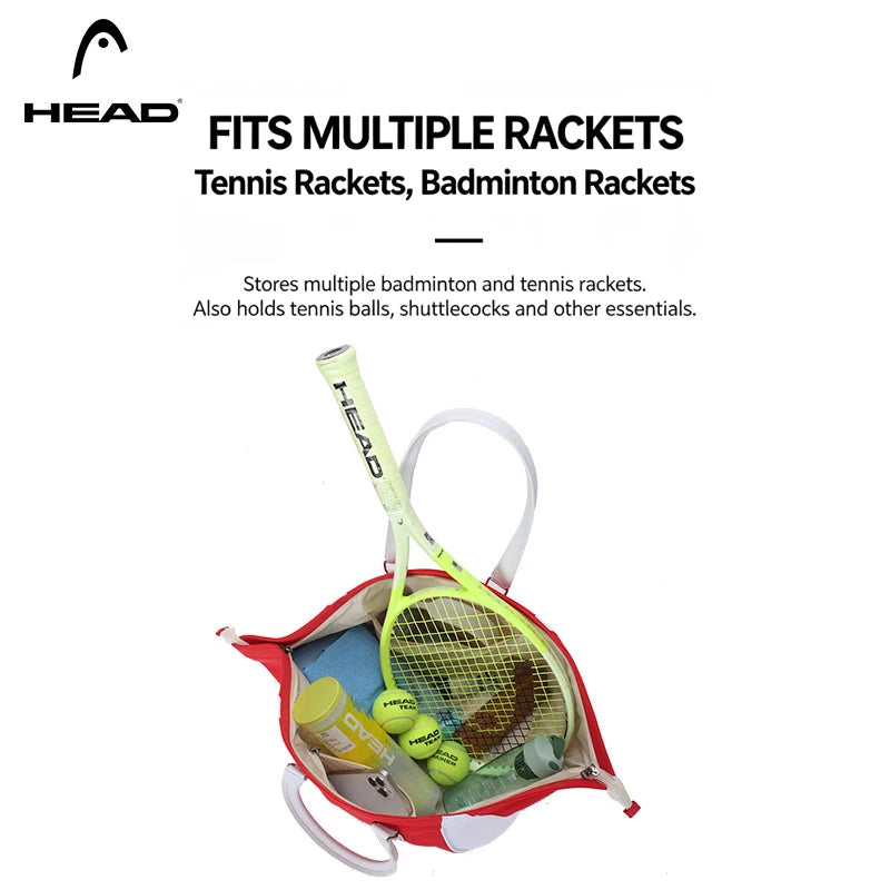 Large Capacity Padel Tote Bag for 2 Rackets