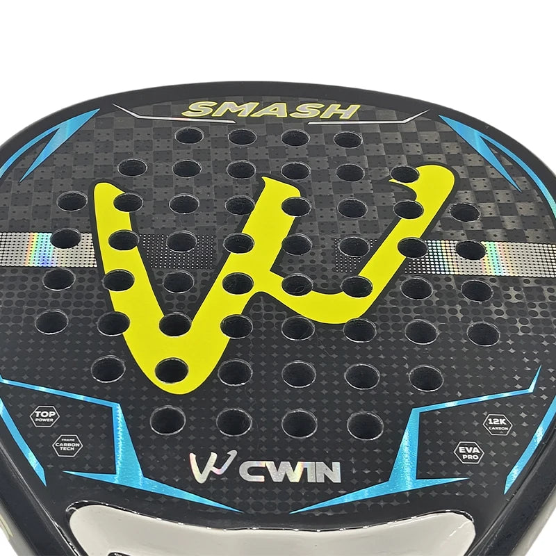 12K Carbon Fiber Padel Racquet with Bag Cover