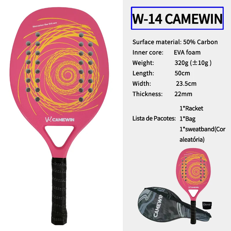 Padel Racket Carbon Fiber 50cm 320-330g