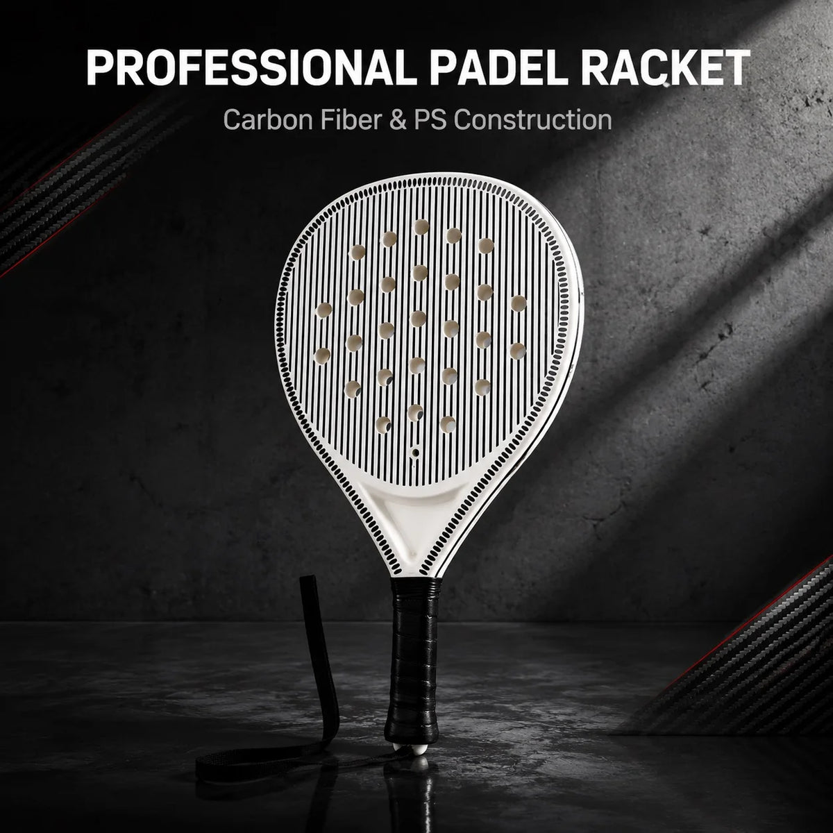 Lightweight Round Padel Racket EVA Core