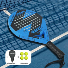 Teardrop Padel Racket Carbon with Custom Grip