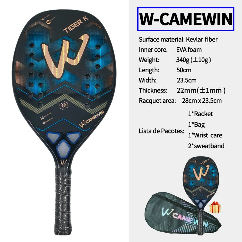 Kevlar Fiber Padel Racket 50cm