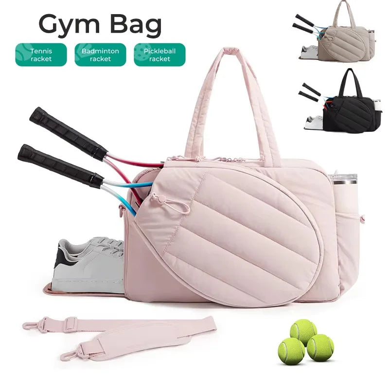 Nylon Padel Racket Gym Bag for Women