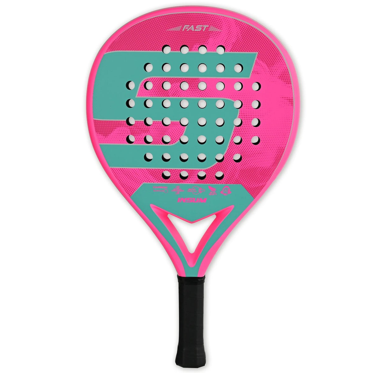 Carbon Fiber Padel Racket 45 cm Round Shape