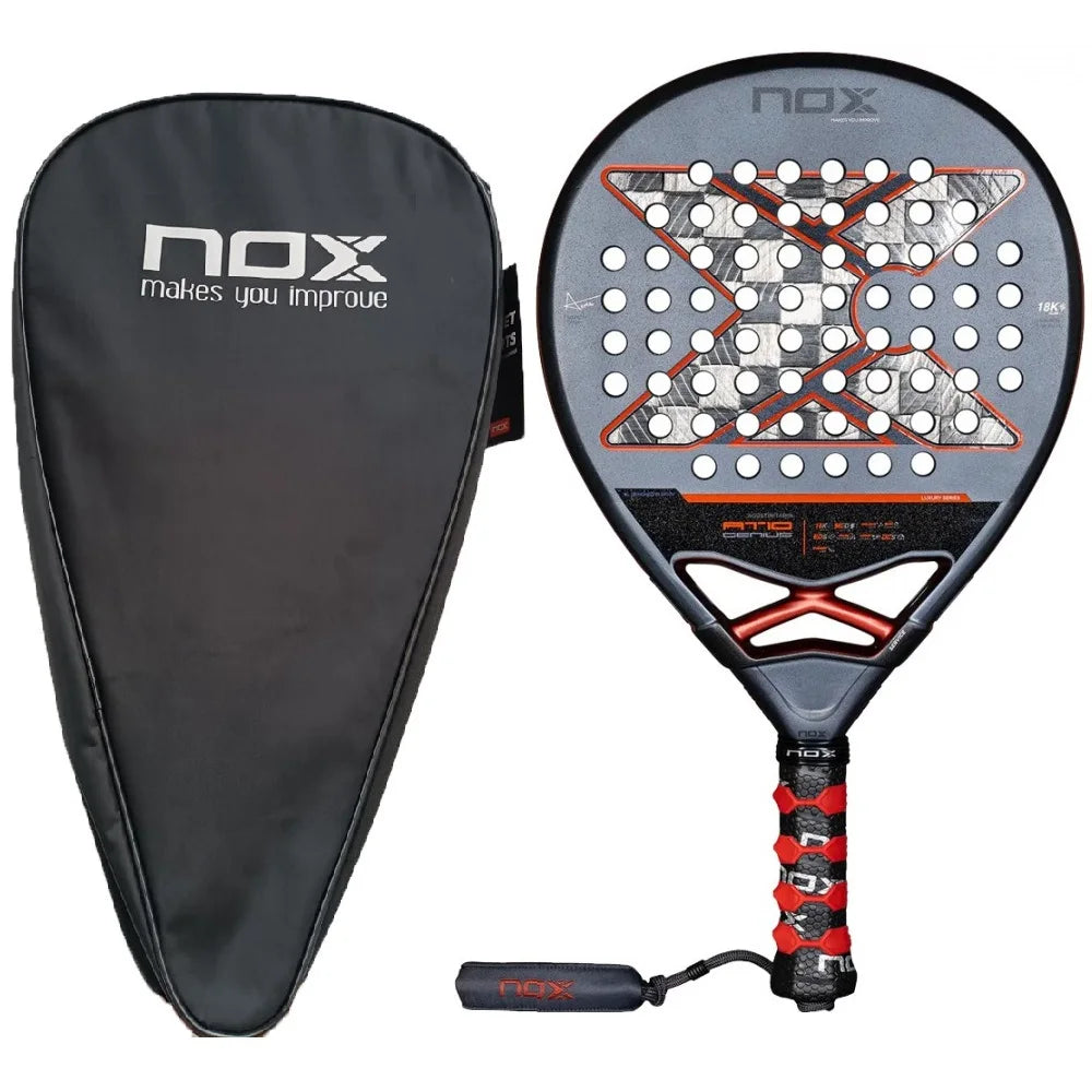 NOX Padel Racket Carbon Fiber 4 3/8 Grip