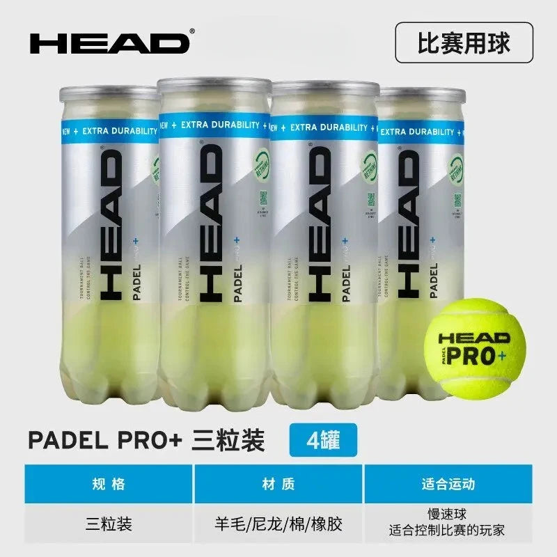HEAD Padel Training Balls 3 Pack