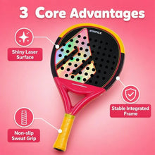 Carbon Fiber Padel Racket 45.5 cm with Carry Bag