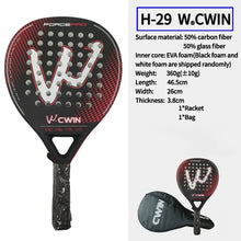 Carbon Fiber Padel Racket 46 cm with EVA Foam Core
