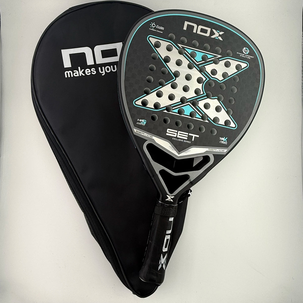 NOX 12K Padel Racket Carbon Fiber EVA Foam