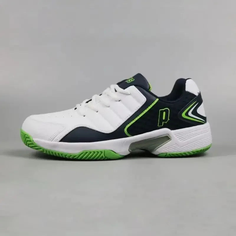 Men's Padel Sneakers Lace-Up Non Slip Shock-Absorbent
