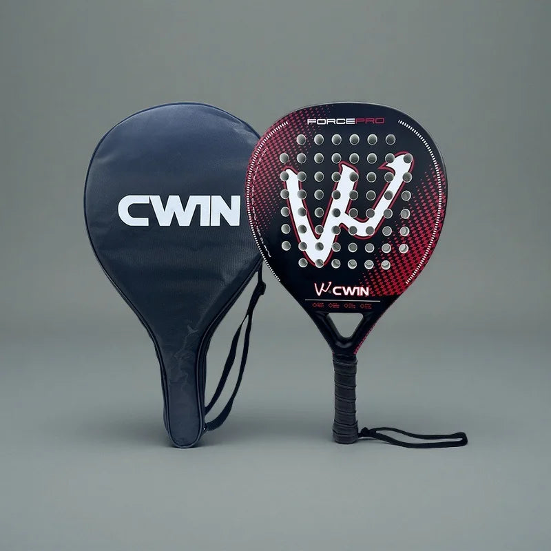Cwin Carbon Fiber Padel Racket Red