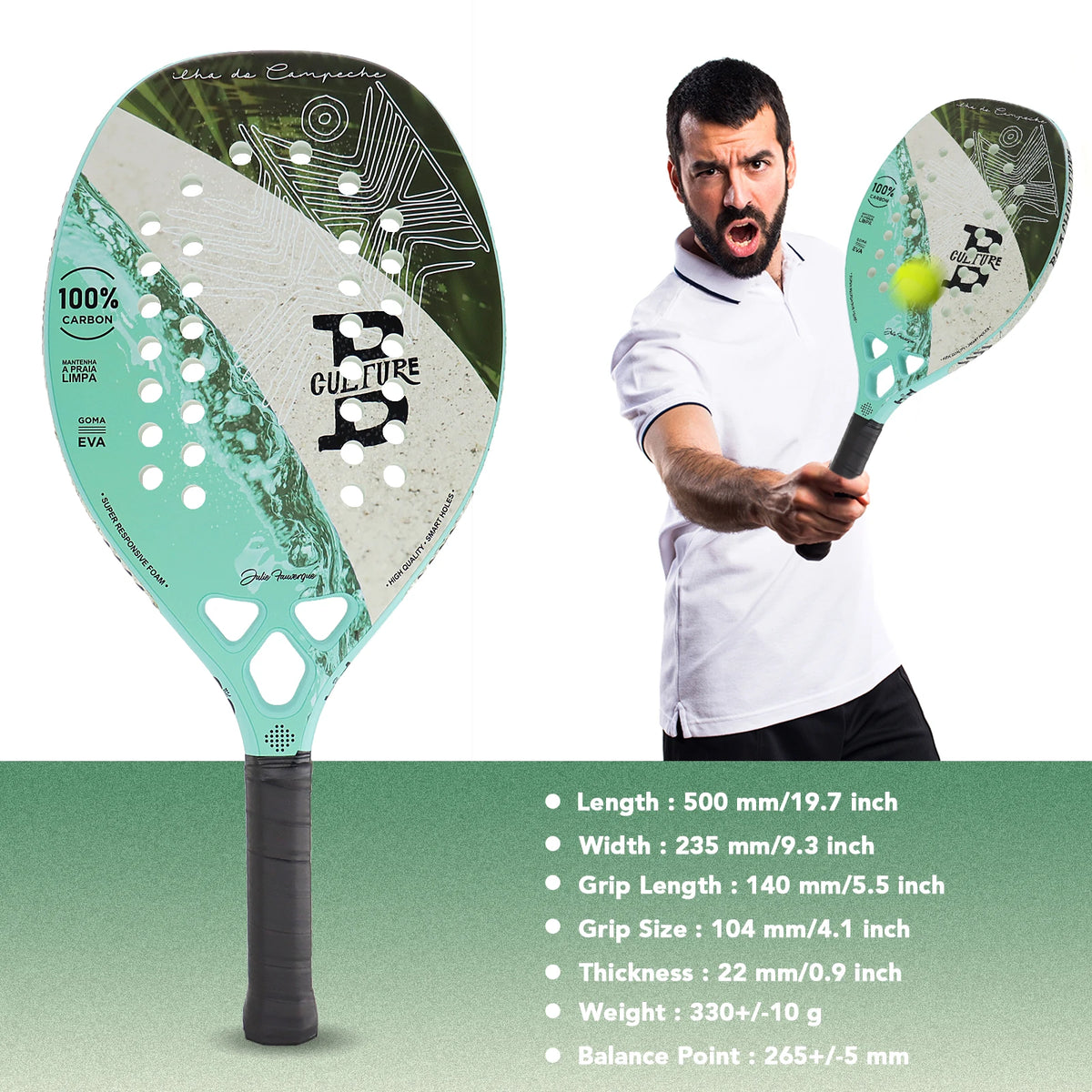 Full Carbon Padel Racket
