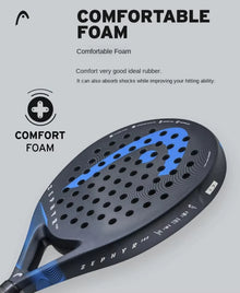 Carbon Fibre Padel Racket 4 3/8 Grip Size