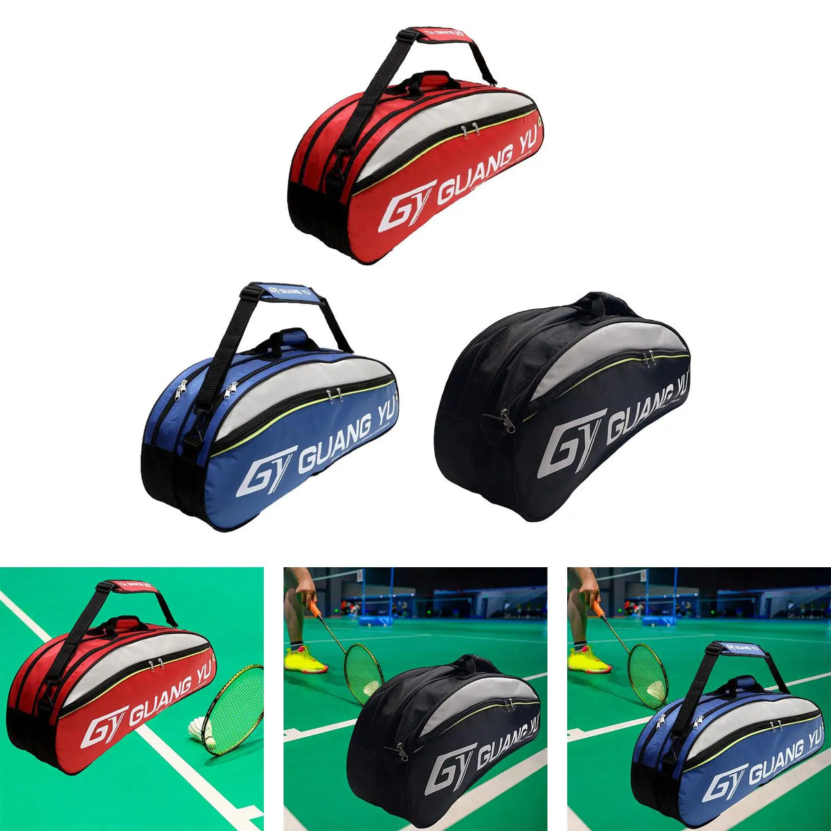 Nylon Padel Racket Backpack Bag