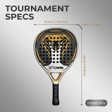 KOBRA Carbon Fiber Padel Racket 46cm