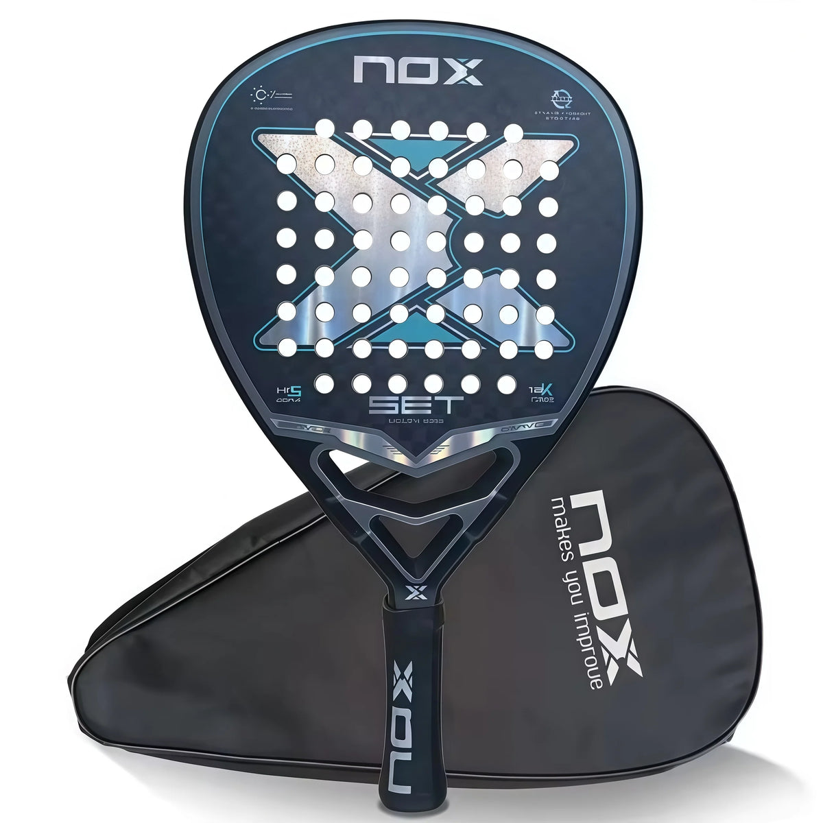 NOX 12K Padel Racket Carbon Fiber EVA Foam