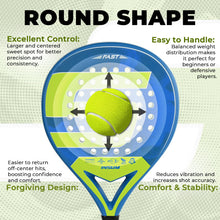 Carbon Fiber Padel Racket with EVA Foam Core