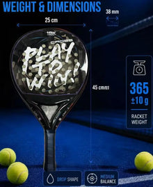 Carbon Fiber Padel Racket 46 cm
