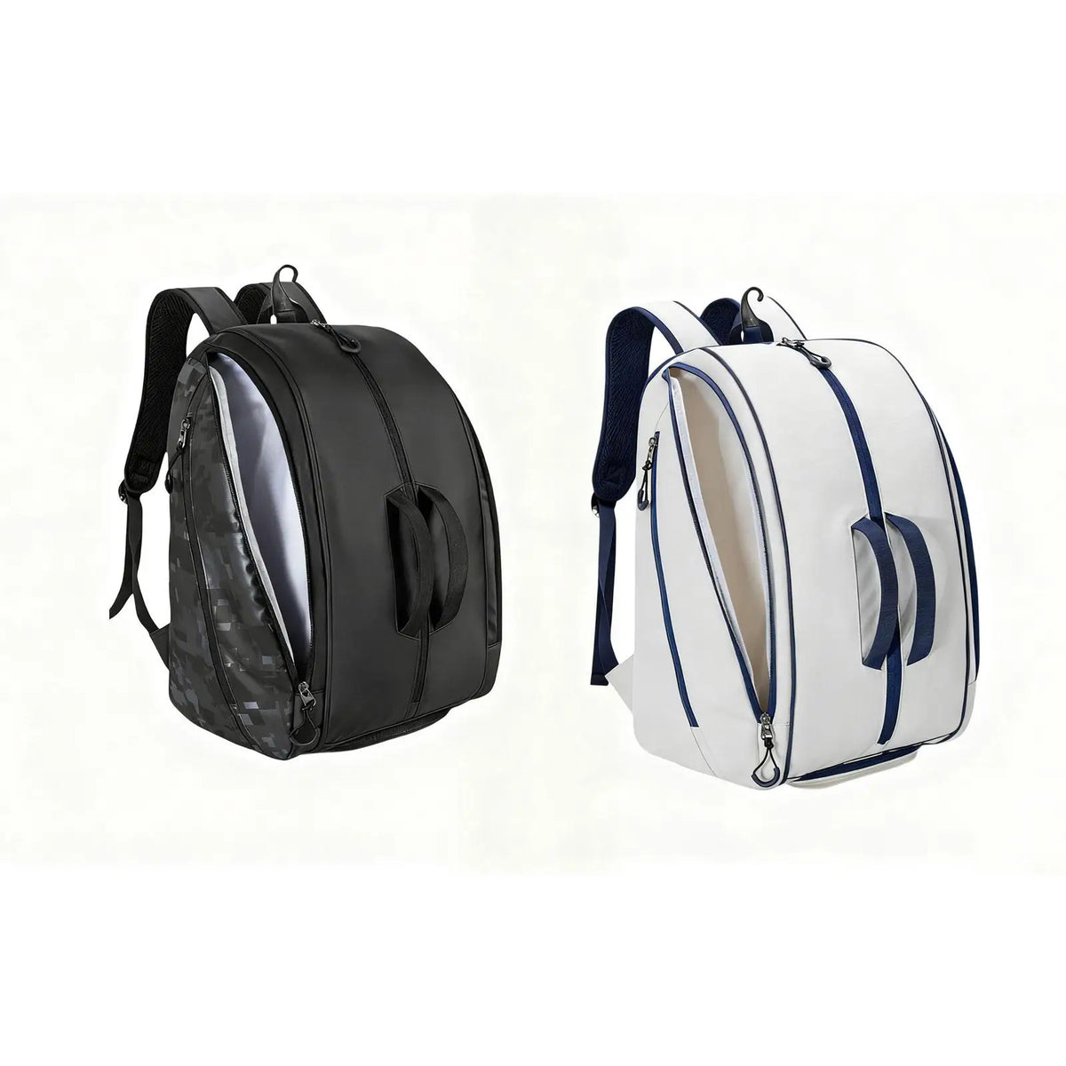 Nylon Padel Backpack with Multiple Compartments