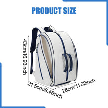 Nylon Padel Backpack with Multiple Compartments